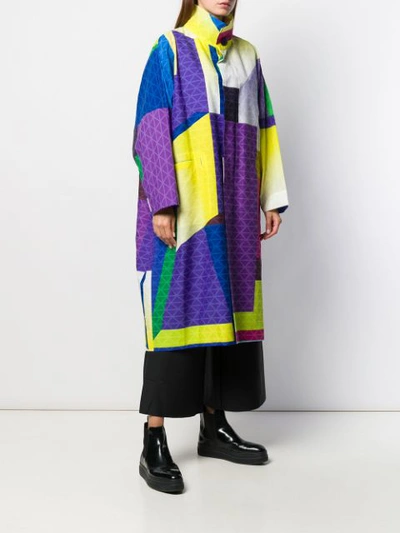 Shop Issey Miyake Oversized Color In Purple