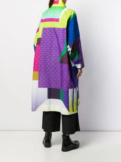 Shop Issey Miyake Oversized Color In Purple