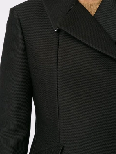 Shop N°21 Zipped-detail Single-breasted Midi Coat In Black