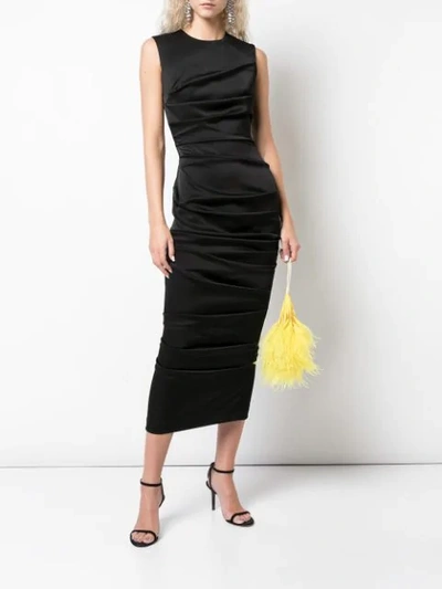 FITTED RUCHED DRESS