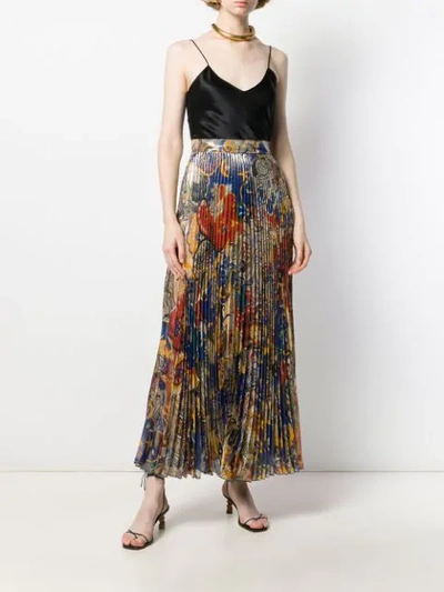 Shop Dundas Dsk029 Bluemulti Synthetic->sequin In Gold