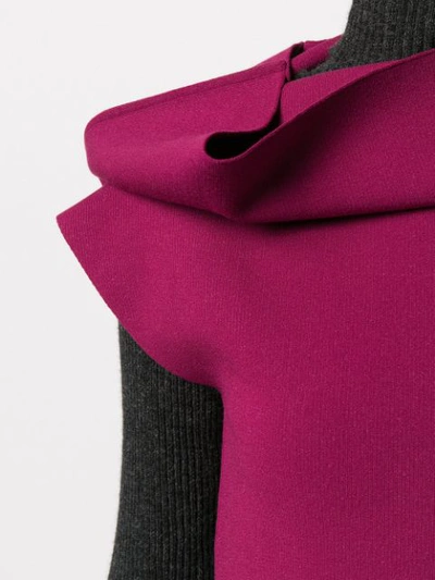 Shop Rick Owens Ruffle Trim Knitted Top In Pink