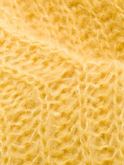 Shop Alysi Chunky Knit Jumper In Yellow