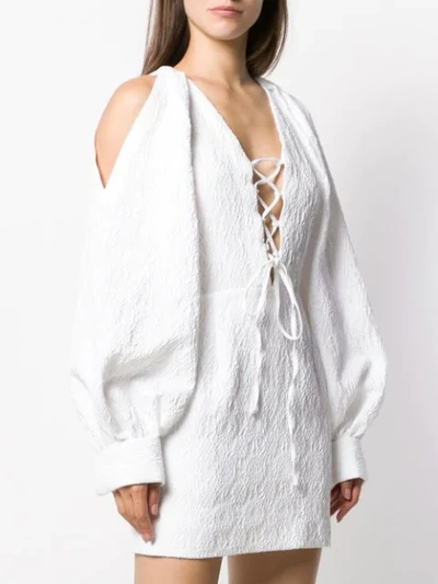 Shop Jourden 'lolita' Kleid In White