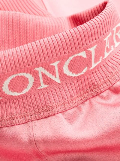 Shop Moncler Jogginghose Mit Seitenstreifen In Pink