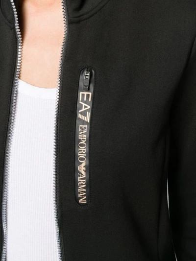 Shop Ea7 Logo-trimmed Tracksuit Set In Black