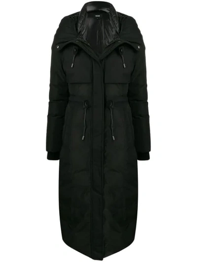 Shop Mackage Leanne Feather Down Coat In Black
