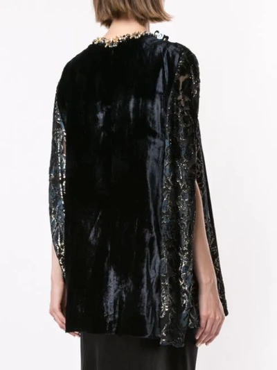 Biyan Fil Coupé Velvet Top In Black