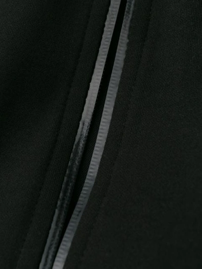 Shop Armani Exchange Zipped Bomber Jacket In Black