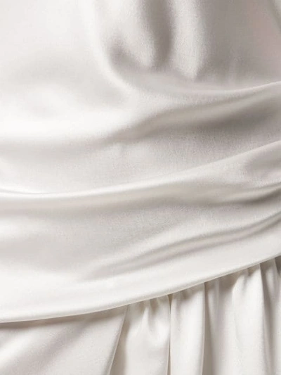 Shop Alexander Wang Asymmetric Cap Sleeve Dress In White