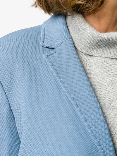 Shop Theory Plain Fitted Blazer In Blue