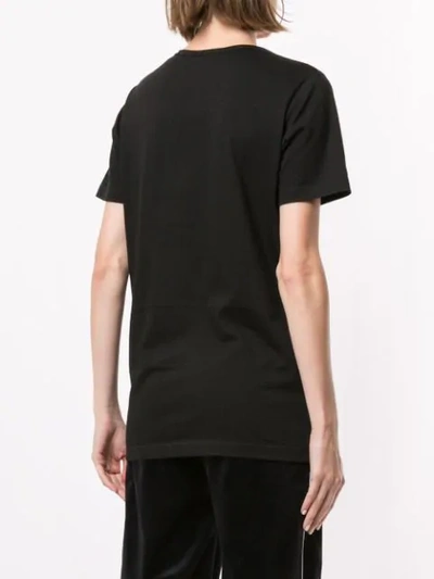 Pre-owned Fendi Logo Print T-shirt In Black