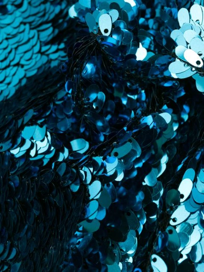 Shop Preen By Thornton Bregazzi Valena Sequin Dress In Blue