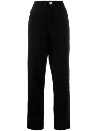 Shop Isabel Marant Debora Trousers In Black