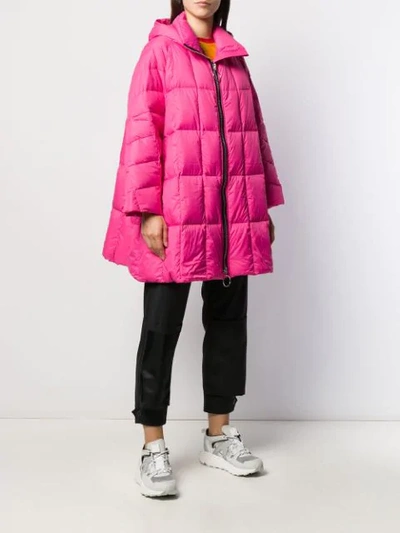 Shop Ienki Ienki Pyramide Trapeze Puffer Coat In Pink