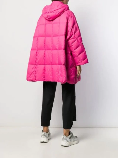Shop Ienki Ienki Pyramide Trapeze Puffer Coat In Pink