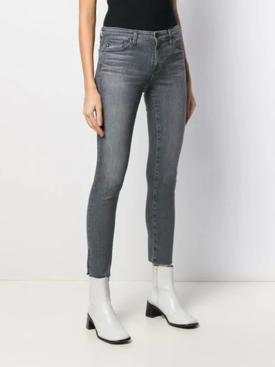 Shop Ag Jenas Prima Ankle Cropped Jeans In Grey