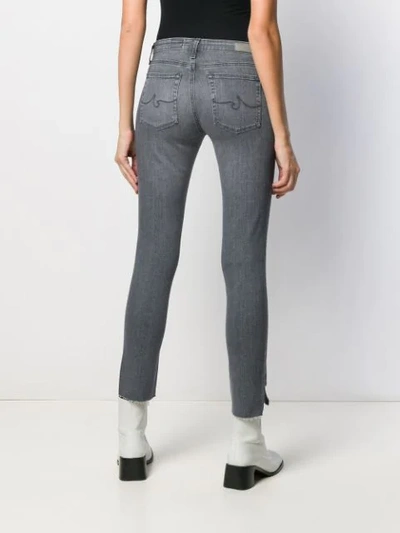 Shop Ag Jenas Prima Ankle Cropped Jeans In Grey