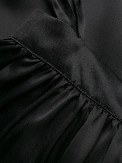 Shop Ann Demeulemeester Asymmetric Slip Dress In Black