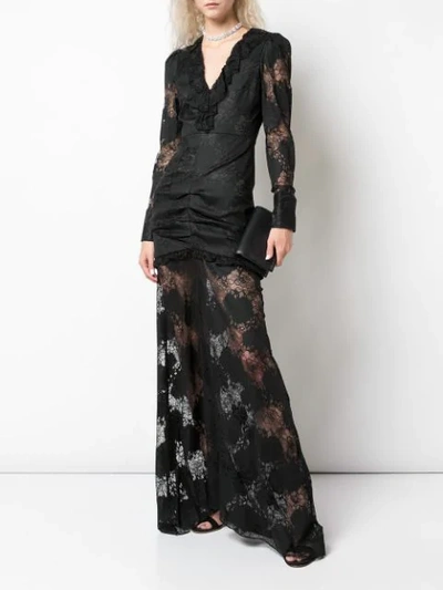 Shop Alexis Lucasta Lace Dress In Black