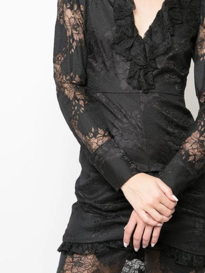 Shop Alexis Lucasta Lace Dress In Black