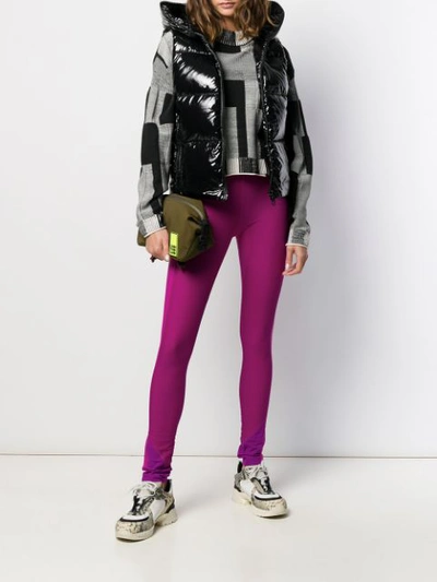 Shop Isabel Marant Panelled Performance Leggings In Pink