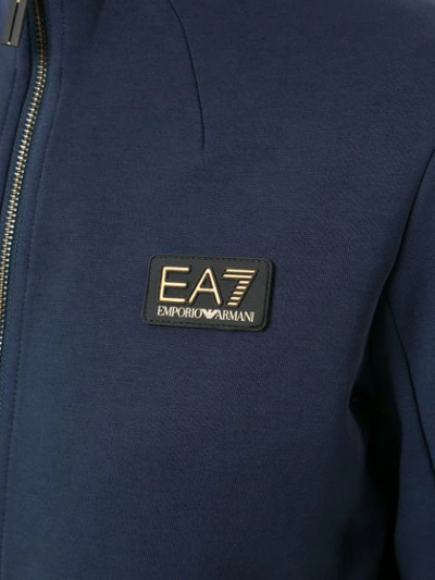 Shop Ea7 Logo Tracksuit Set In Blue