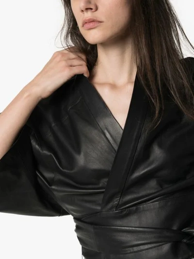 Shop Skiim Natalya Kimono Jacket In Black