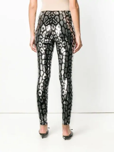 Shop Tom Ford Leggings Mit Leoparden-print In Xlbsi Black Silver
