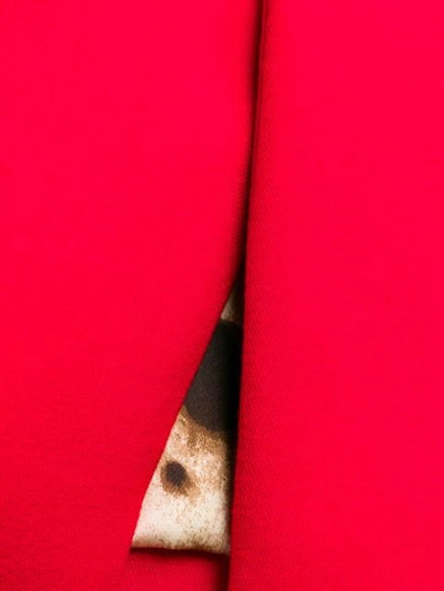 Shop Dolce & Gabbana Dg Button Skirt In Red
