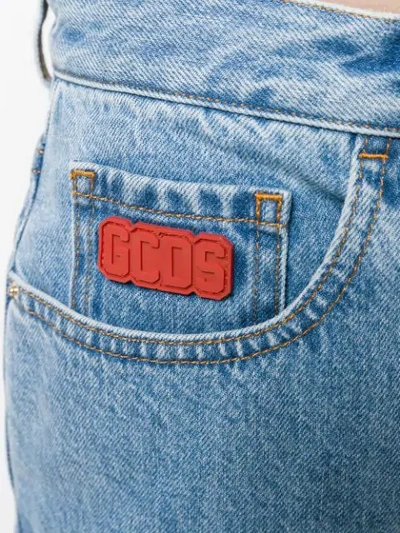 Shop Gcds Boyfriend Jeans In Blue
