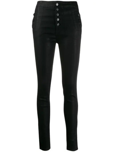 Shop J Brand Natasha Skinny Fit Jeans In Black