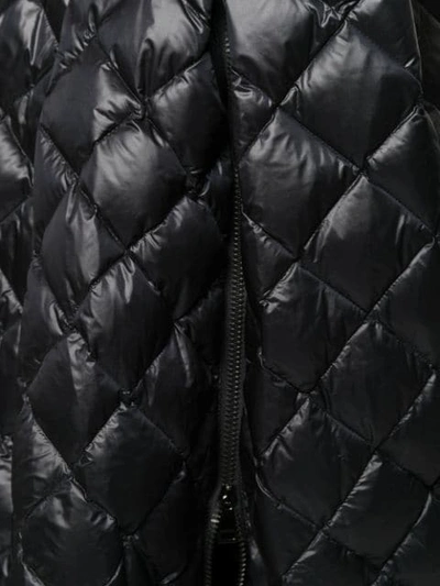 Shop Moncler A-line Quilted Skirt In Black