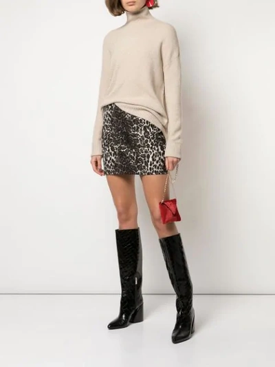 Shop Alice And Olivia Felix Oversized Jumper In Oatmeal