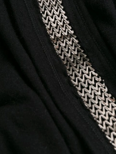 Shop Rick Owens Mesh Chain Cardigan In Black