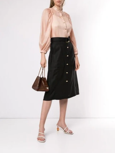 Aje Balloon Sleeves Blouse In Neutrals