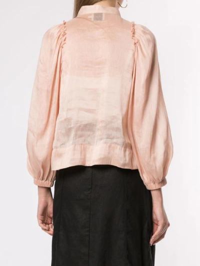 Aje Balloon Sleeves Blouse In Neutrals