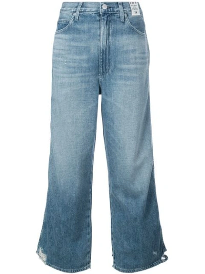 Shop Amo Jeans Mit Weitem Bein In Blue