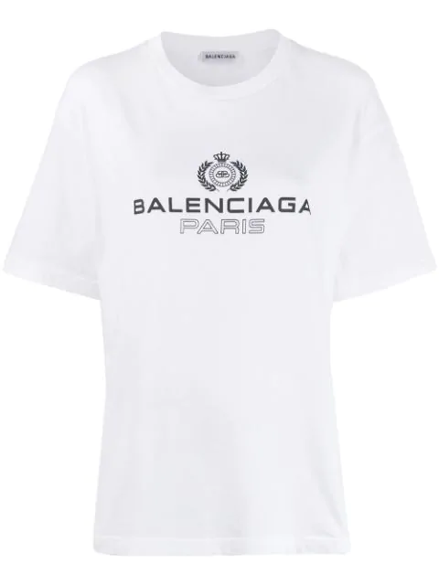 balenciaga white t shirt women's