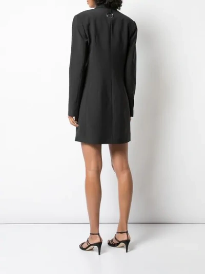 Shop Tibi Kleid Mit Print In Black