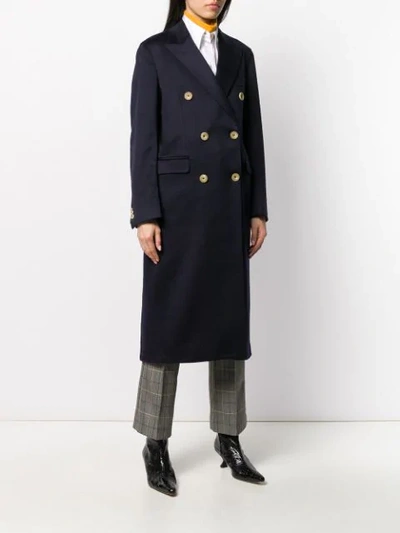 Shop Giuliva Heritage Collection Cindy Cashmere Coat In Blue