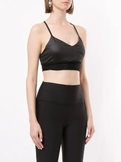 Shop Alo Yoga Lush Top In Black