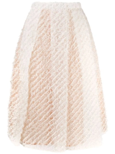 Shop N°21 A-line Fluffy Skirt In Pink