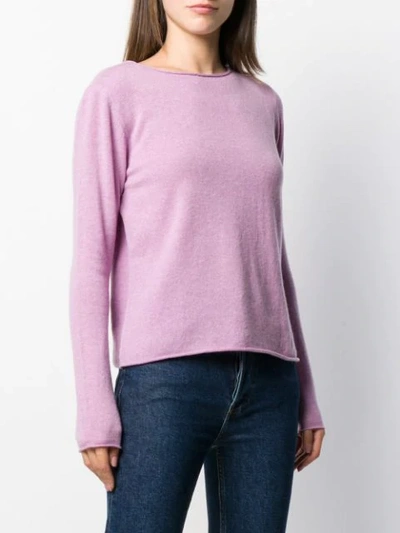 Shop Allude Knit Sweater In Purple