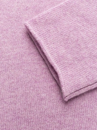 Shop Allude Knit Sweater In Purple