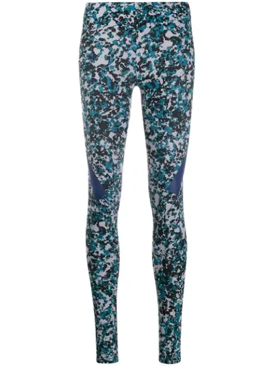 Shop Adidas By Stella Mccartney Alphaskin 360 Leggings In Blue