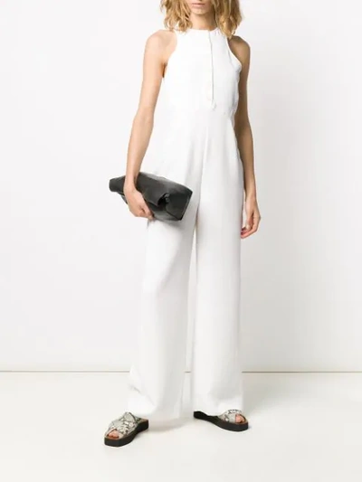 Shop Proenza Schouler Wide Leg Jumpsuit In White