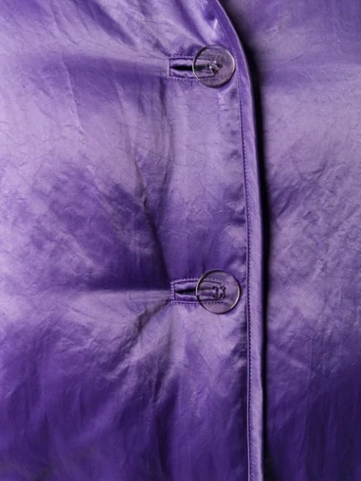 Shop Acne Studios Cocoon Down Coat In Ade-violet Purple