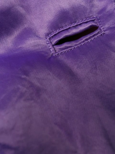 Shop Acne Studios Cocoon Down Coat In Ade-violet Purple