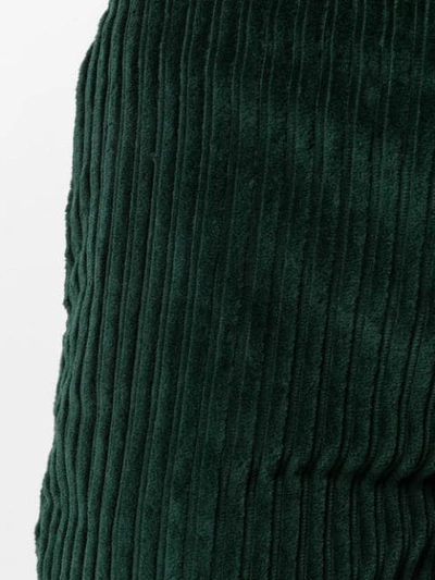 Shop Cotélac Corduroy Straight-leg Trousers In Green